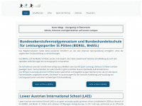 borglsp-stpoelten.ac.at Webseite Vorschau