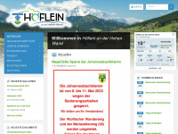 hoeflein.com Webseite Vorschau