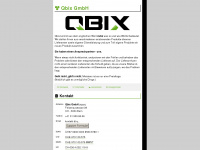 qbix.ch Webseite Vorschau