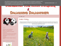 herzfleck-dalmatiner.blogspot.com Webseite Vorschau