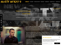 martymckay.com Webseite Vorschau