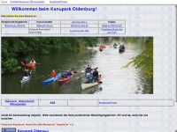 kanupark.de Webseite Vorschau