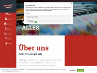 scriptdesign.ag Webseite Vorschau