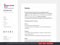 nuuweb.ch Webseite Vorschau