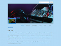 dj4sound.ch Webseite Vorschau