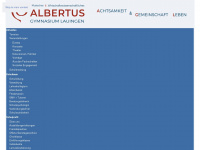 albertus-gymnasium.de Webseite Vorschau