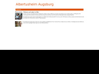 albertusheim-augsburg.de Webseite Vorschau
