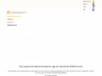baecker-bayern.de Webseite Vorschau