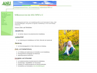 umweltbildung-nrw.de Webseite Vorschau