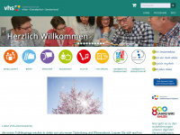 vhs-ahlen.de Webseite Vorschau