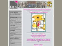 gios-organspende.de Webseite Vorschau