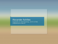 alexander-achilles.de Webseite Vorschau