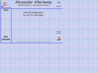 alexander-allerkamp.de Webseite Vorschau