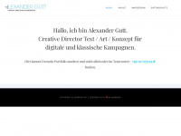 alexandergutt.com Webseite Vorschau
