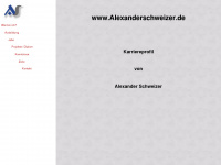 alexanderschweizer.de Webseite Vorschau
