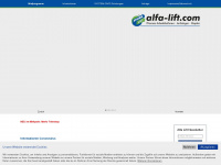 alfa-lift.com Webseite Vorschau