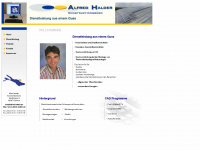 alfred-halder.com Webseite Vorschau