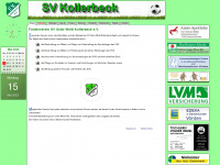foerderverein-sv-kollerbeck.de Webseite Vorschau