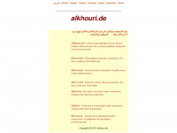 alkhouri.de Webseite Vorschau