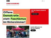 jusos-augsburg.de Webseite Vorschau