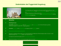 augsburger-gedenktage.de Webseite Vorschau