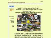 buergervereinigung-landsberg.de Webseite Vorschau