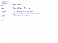 sozialforum-bayern.de Webseite Vorschau