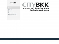 citybkk.de Webseite Vorschau