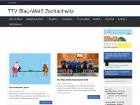 zschachwitz-tischtennis.de Webseite Vorschau