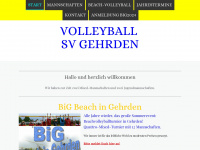 volleyball-svgehrden.de Webseite Vorschau