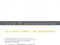 allgaeuer-oelmuehle.de Webseite Vorschau
