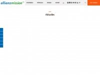 allianzmission.de Webseite Vorschau