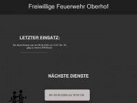 feuerwehr-oberhof-th.de Webseite Vorschau