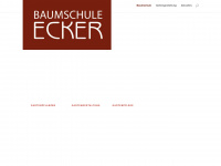 baumschule-ecker.com Webseite Vorschau