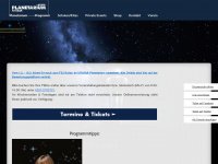 urania-planetarium.de Webseite Vorschau