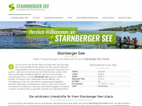starnbergersee.de Webseite Vorschau