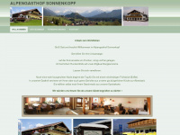 alpengasthof-sonnenkopf.de Webseite Vorschau