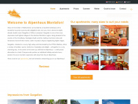 alpenhaus-montafon.com Webseite Vorschau