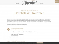 alpenhof-kaltenbach.com Webseite Vorschau