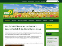 gruene-bag-landwirtschaft.de Webseite Vorschau