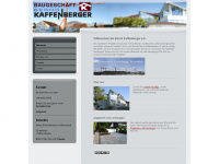 kaffenberger.biz Webseite Vorschau