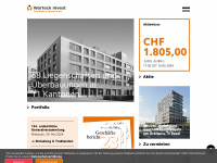 warteck-invest.ch Webseite Vorschau