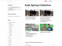arabspringcollective.wordpress.com Webseite Vorschau