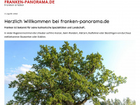 franken-panorama.de Webseite Vorschau