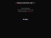 bescherer.net Webseite Vorschau