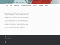 a-weiss.net Webseite Vorschau