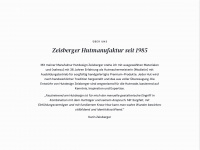 zeisberger-hut.de Webseite Vorschau