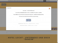 hotel-leicht.de Webseite Vorschau