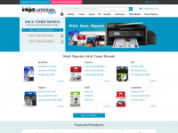 inkjetcartridges.com Webseite Vorschau