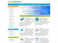 gentlesource.de Webseite Vorschau